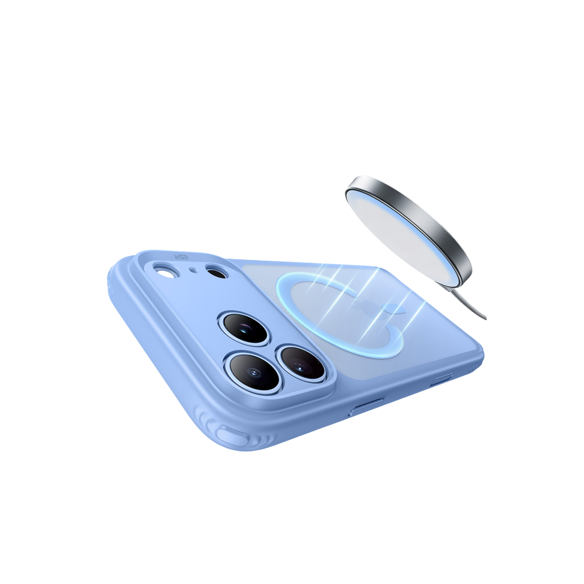ESR Apple iPhone 18 Pro/17 Pro Classic Hybrid Magsafe Kapak - Açık Mavi
