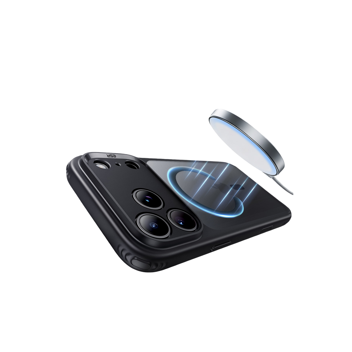 ESR Apple iPhone 18 Pro Max/17 Pro Max Classic Hybrid Magsafe Kapak - Buzlu Siyah