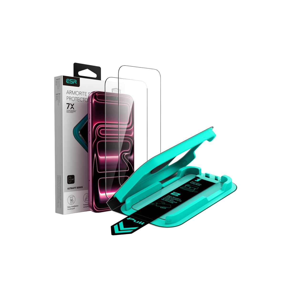 ESR Apple iPhone 18 Pro Max/17 Pro Max UltraFit Armorite 2 Adet Cam Ekran Koruyucu