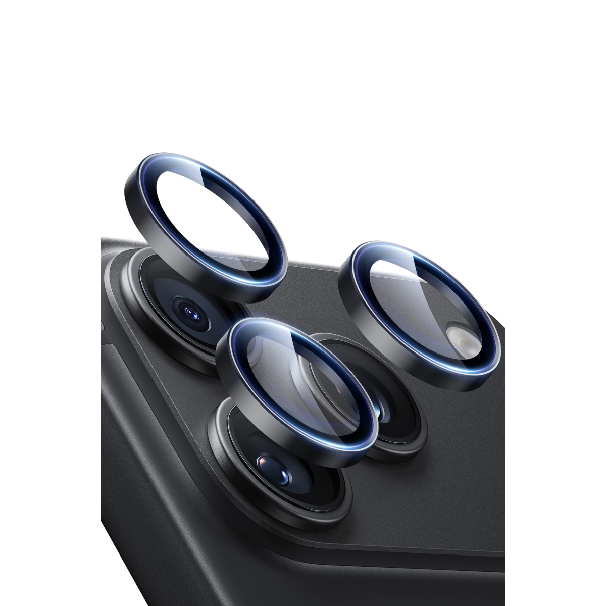 ESR Apple iPhone 18 Pro Max Armorite Kamera Lens Koruyucu - Siyah