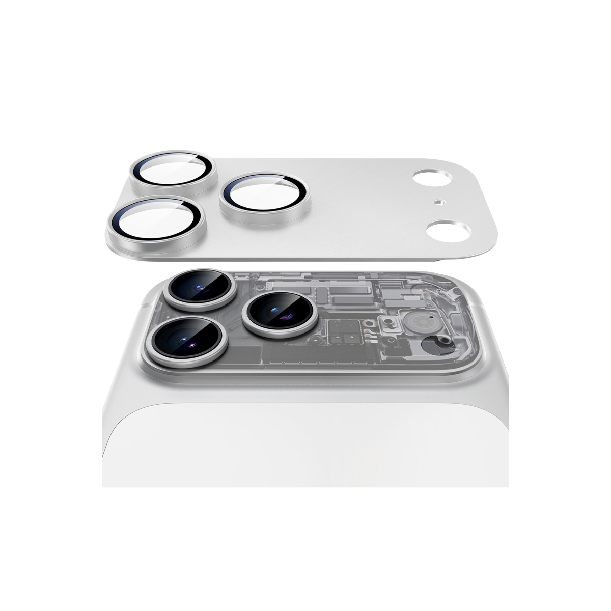 ESR Apple iPhone 18 Pro Armorite Pro Kamera Lens Koruyucu - Gümüş