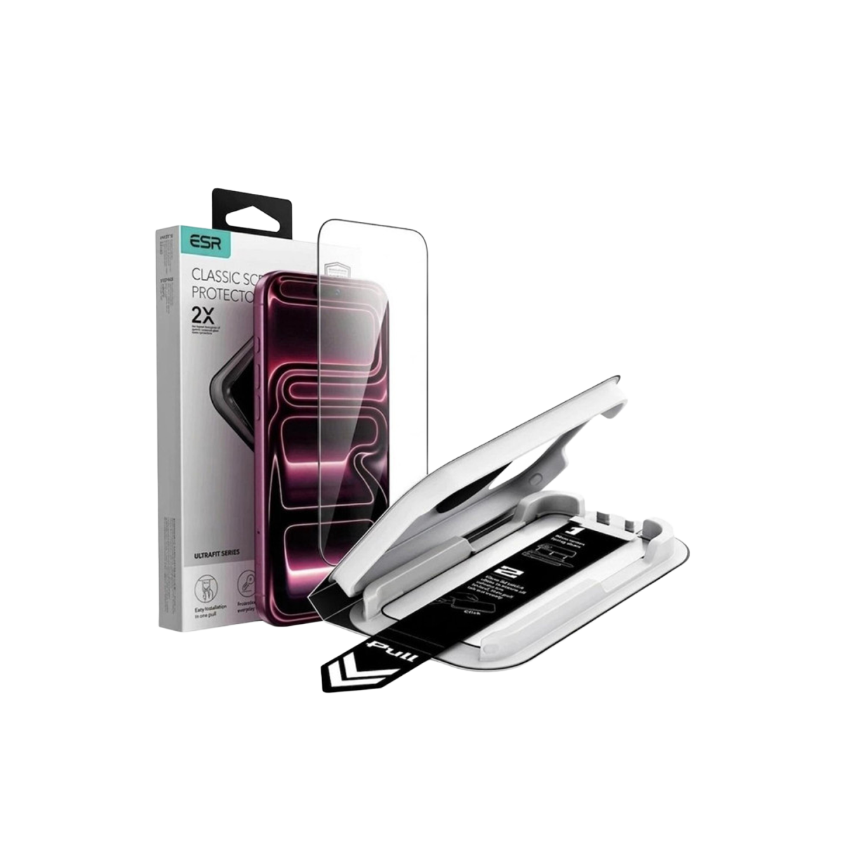 ESR Apple iPhone 18 Pro Max/17 Pro Max UltraFit Classic Cam Ekran Koruyucu - Siyah