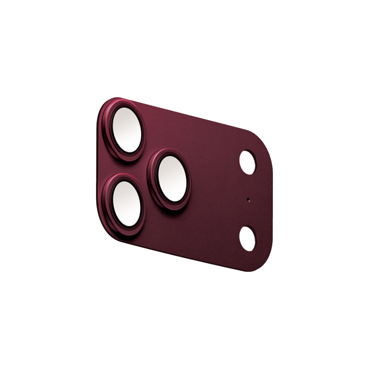URR Apple iPhone 18 Pro Sapphire Armor Kamera Lens Koruyucu - Bordo