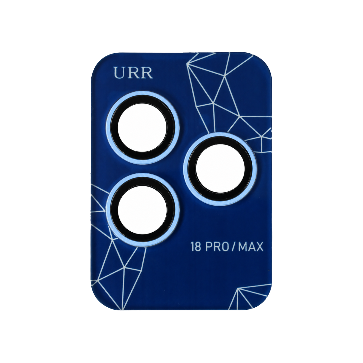 URR Apple iPhone 18 Pro Max Sapphire PVDSS Kamera Lens Koruyucu - Mavi