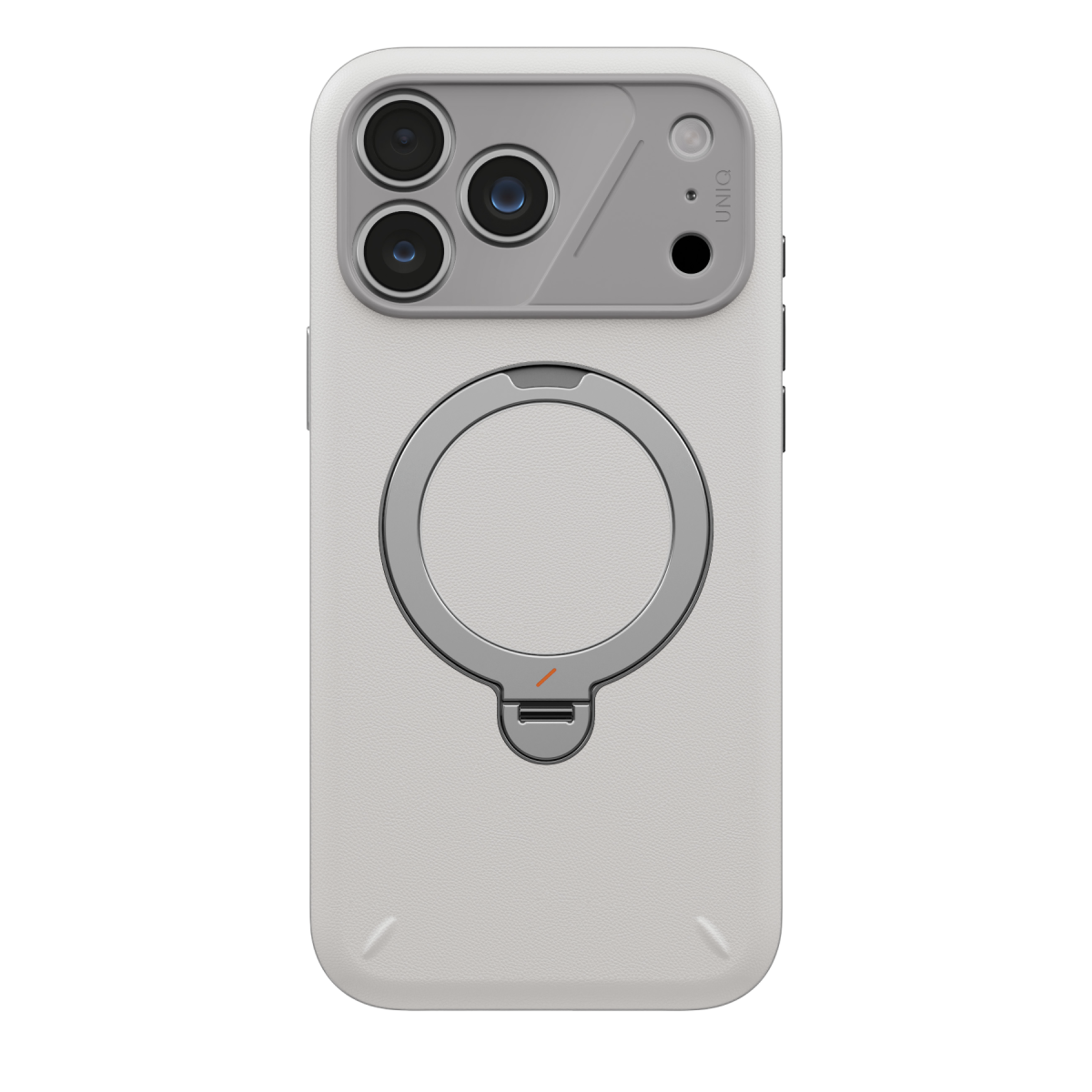 Uniq Apple iPhone 18 Pro/17 Pro Elix Rotating Kickstand Kapak - Gri
