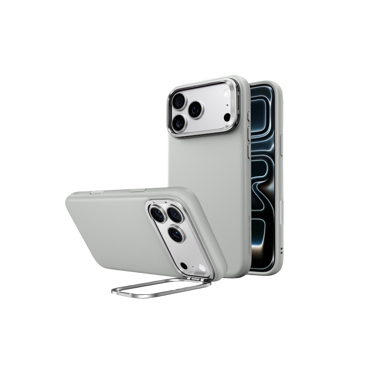 ESR Apple iPhone 18 Pro Max/17 Pro Max Atelier Magsafe Standlı Kapak - Gri