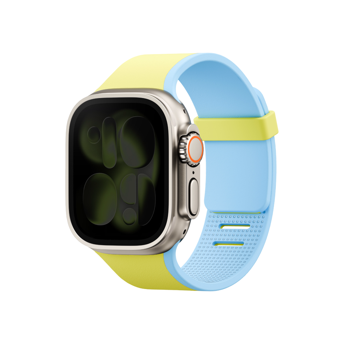 Uniq Apple Watch Ultra 49mm Revix IV Reversible Manyetik Kordon - Yeşil-Açık Mavi