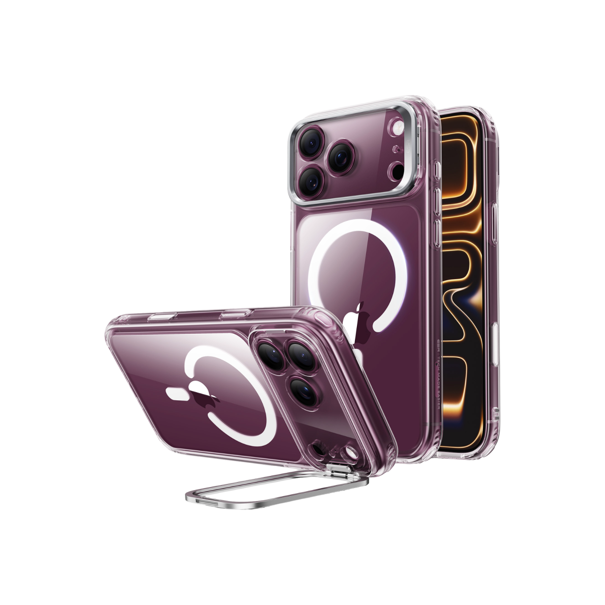 ESR Apple iPhone 18 Pro Max/17 Pro Max Classic Hybrid Magsafe Standlı Kapak - Şeffaf
