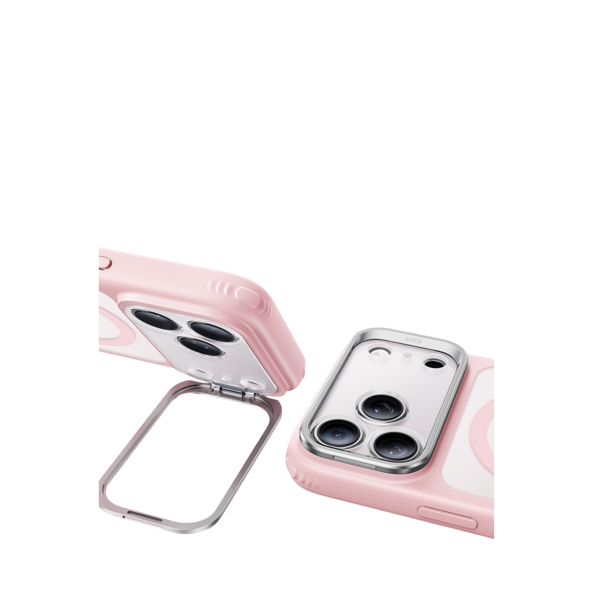 ESR Apple iPhone 18 Pro/17 Pro Classic Hybrid Magsafe Standlı Kapak - Pembe