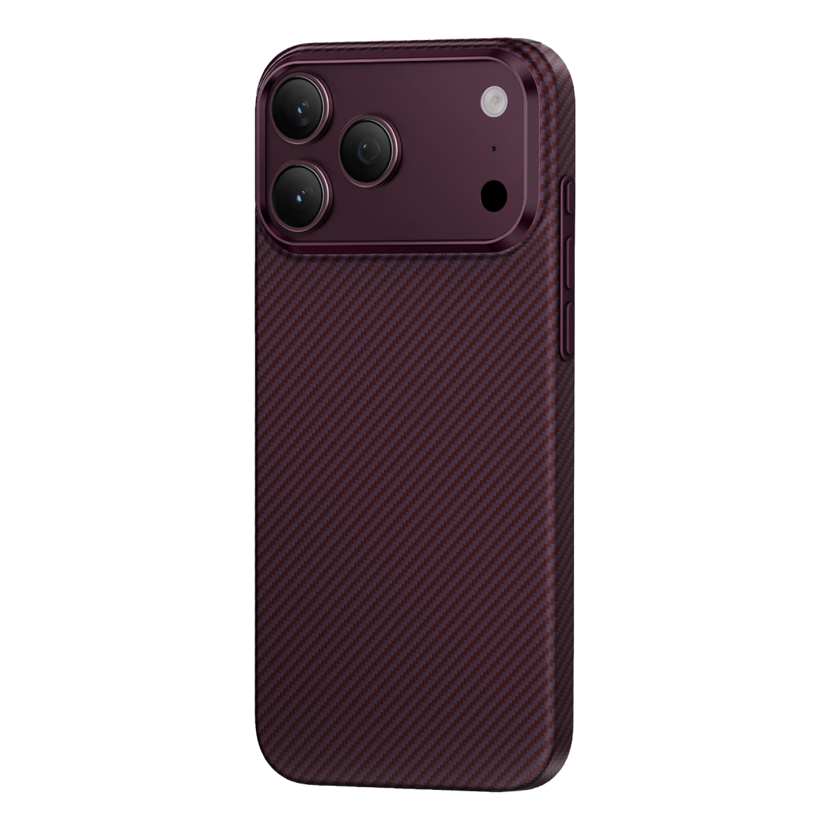 Keephone Apple iPhone 18 Pro Max/17 Pro Max Kevlar Sweden Magsafe Kılıf - Bordo