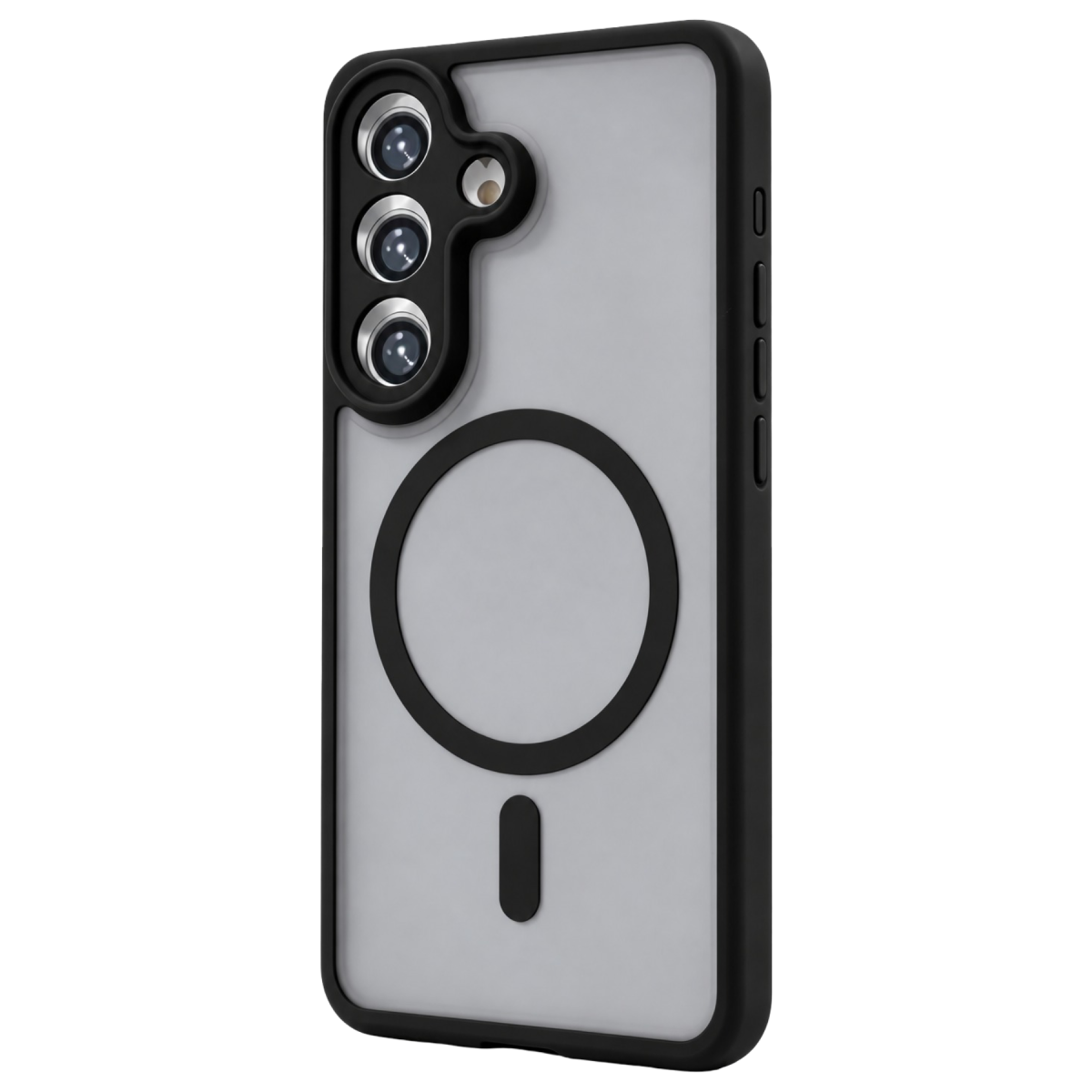 Newface Samsung Galaxy S26 FE Loji Magsafe Kapak - Siyah