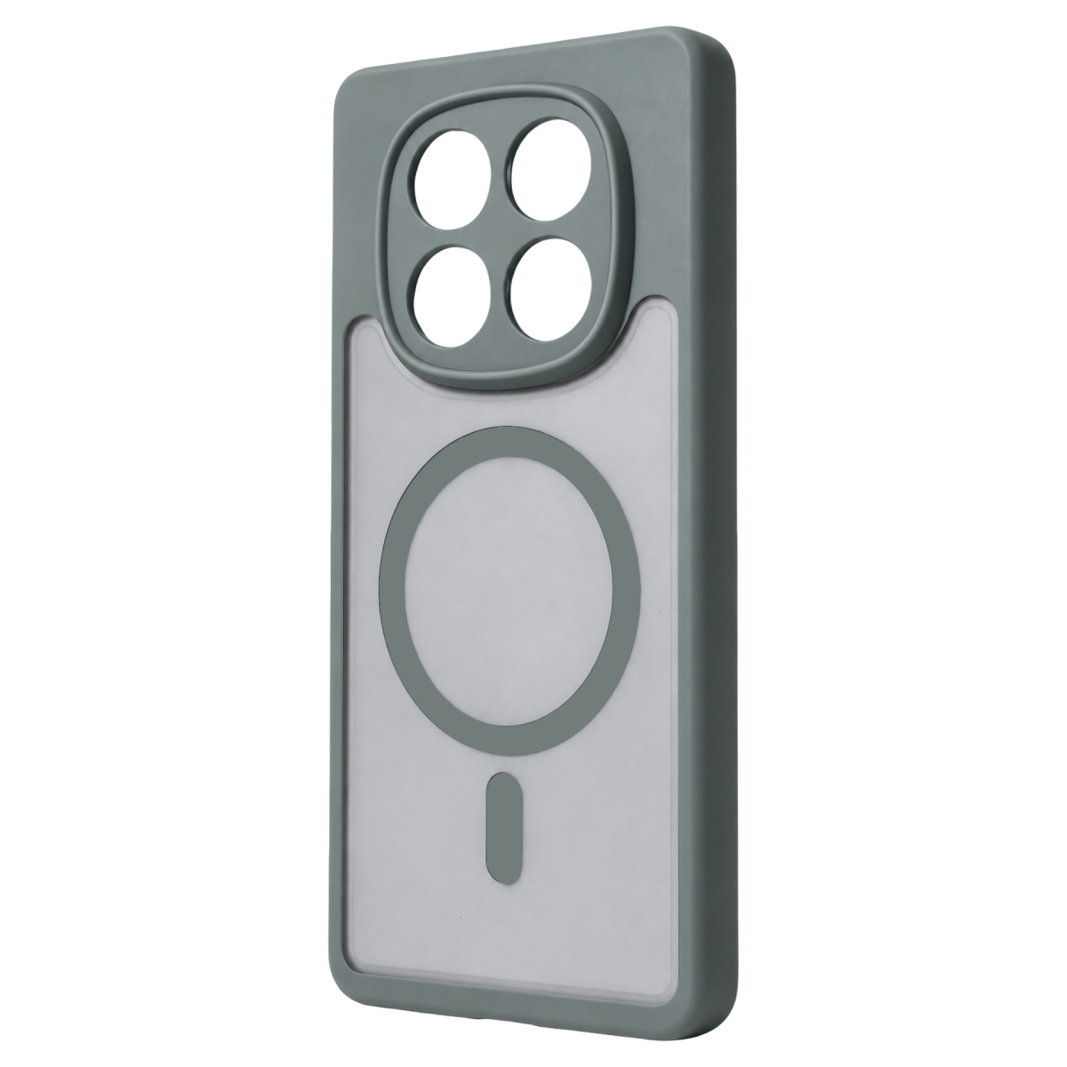 Newface Xiaomi Redmi Note 15 Pro 4G Loji Magsafe Kapak - Gri