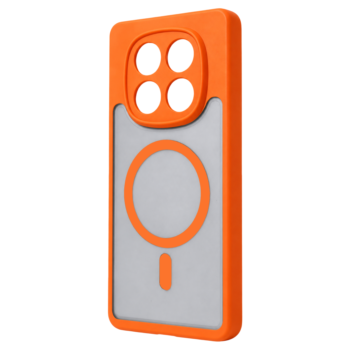 Newface Xiaomi Redmi Note 15 Pro 4G Loji Magsafe Kapak - Turuncu