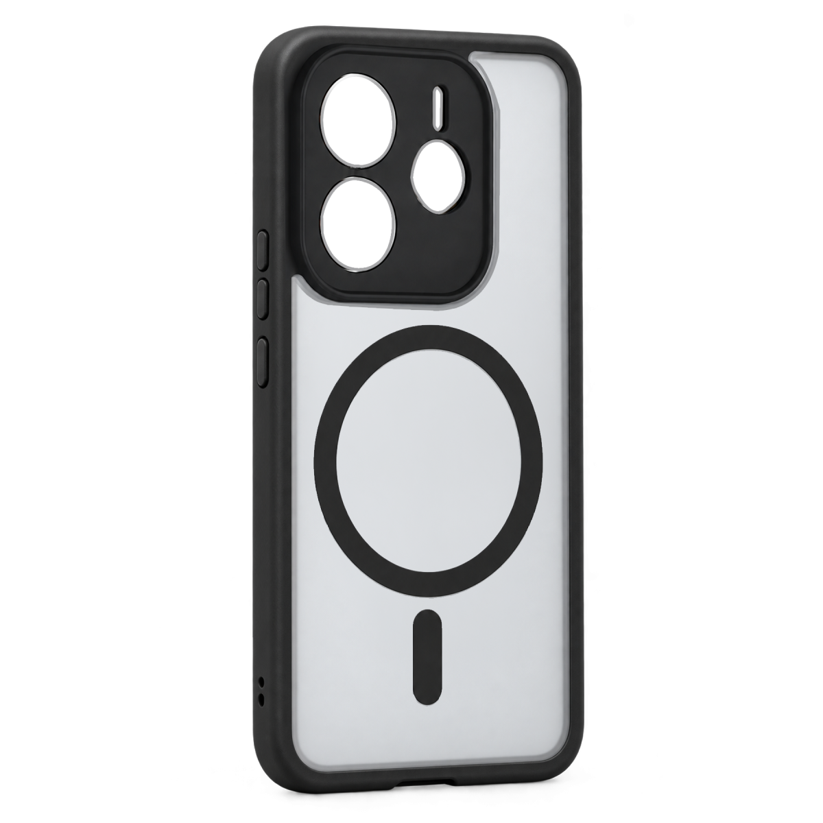 Newface Xiaomi Redmi Note 14 4G Loji Magsafe Kapak - Siyah