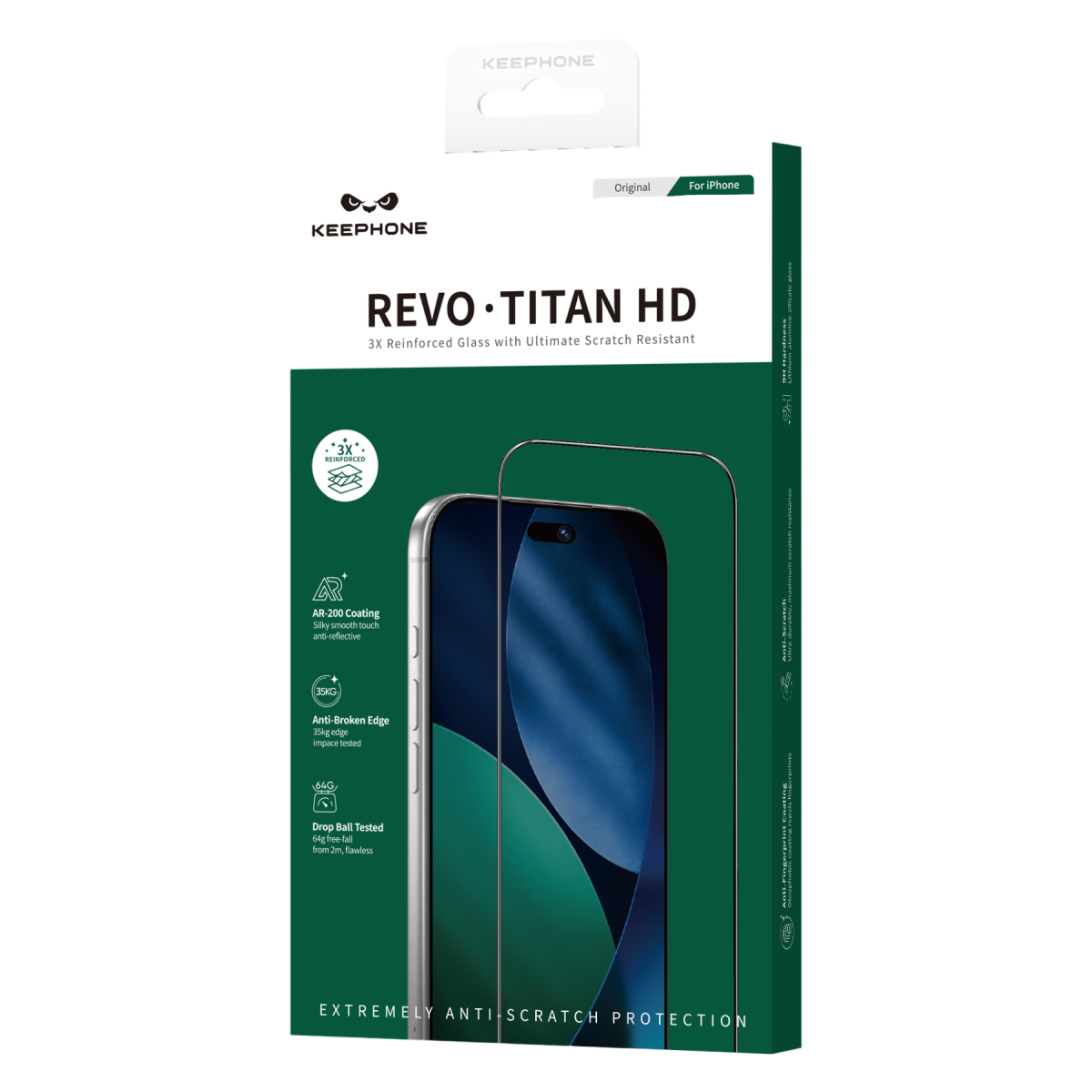 Keephone Apple iPhone 18 Pro Revo Titan HD Cam Ekran Koruyucu
