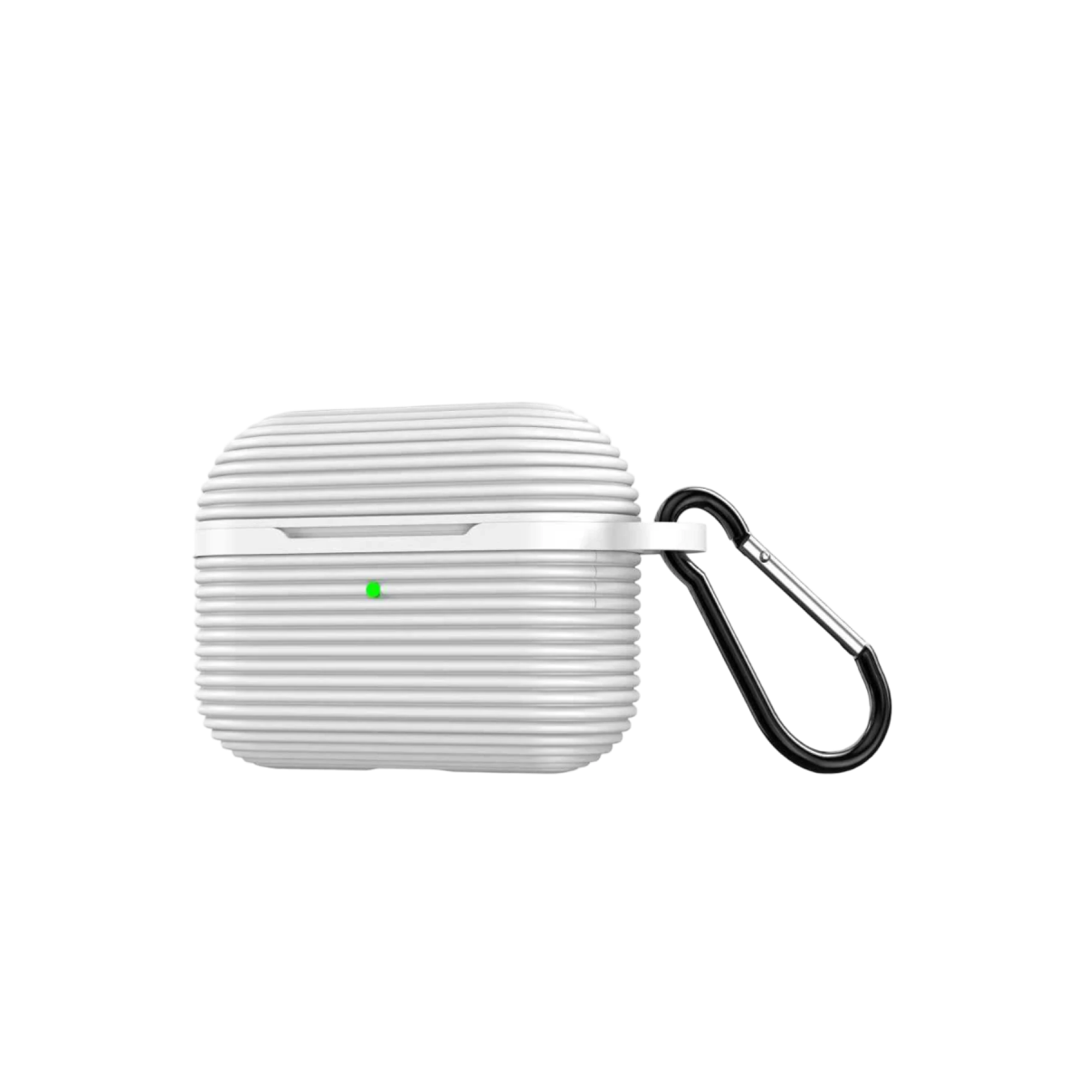 Newface Apple Airpods 4 (4.nesil)/Airpods 5 (5.Nesil) Raven Silikon Kılıf - Beyaz