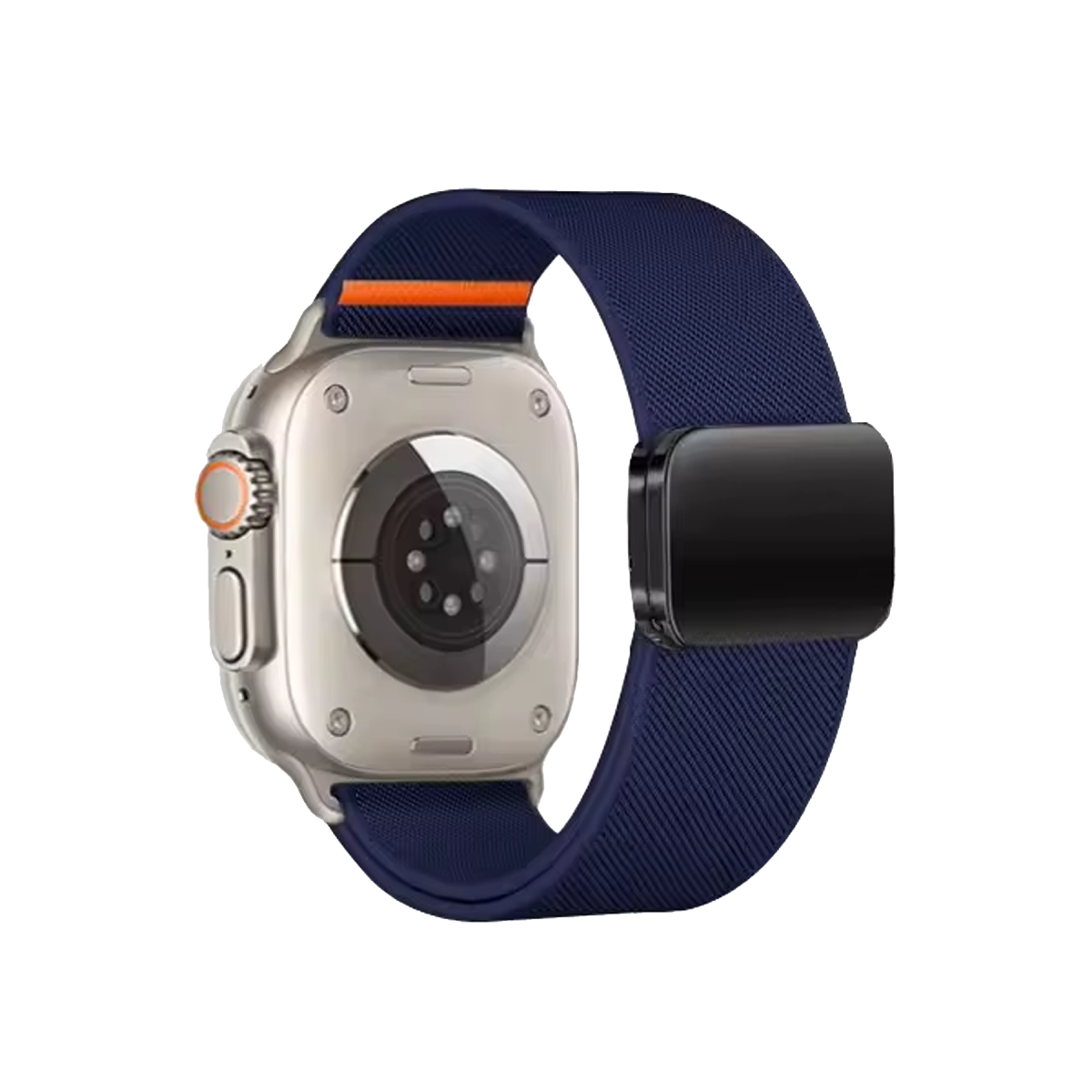 Newface Apple Watch Ultra 49mm Nylon Manyetik Kordon - Lacivert