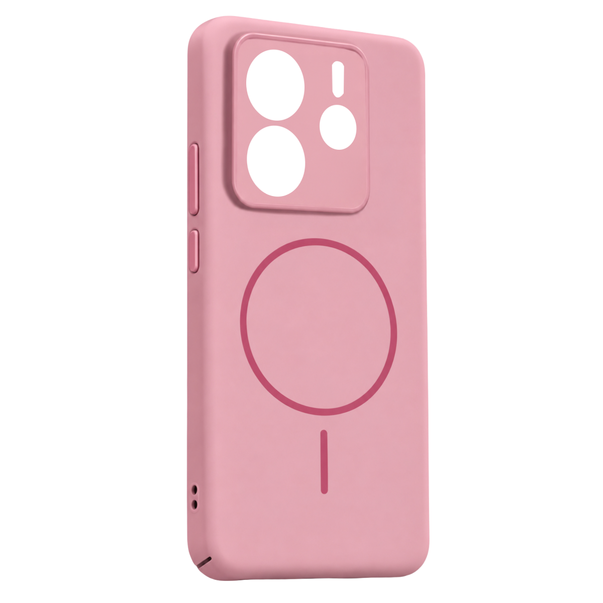 Newface Xiaomi Redmi Note 14 4G Mika PC Magsafe Kapak - Pembe