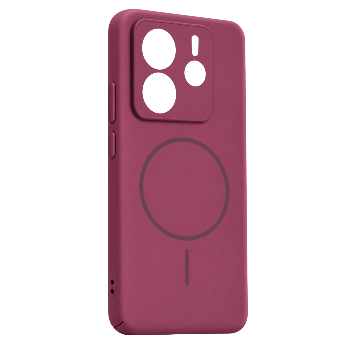 Newface Xiaomi Redmi Note 14 4G Mika PC Magsafe Kapak - Bordo