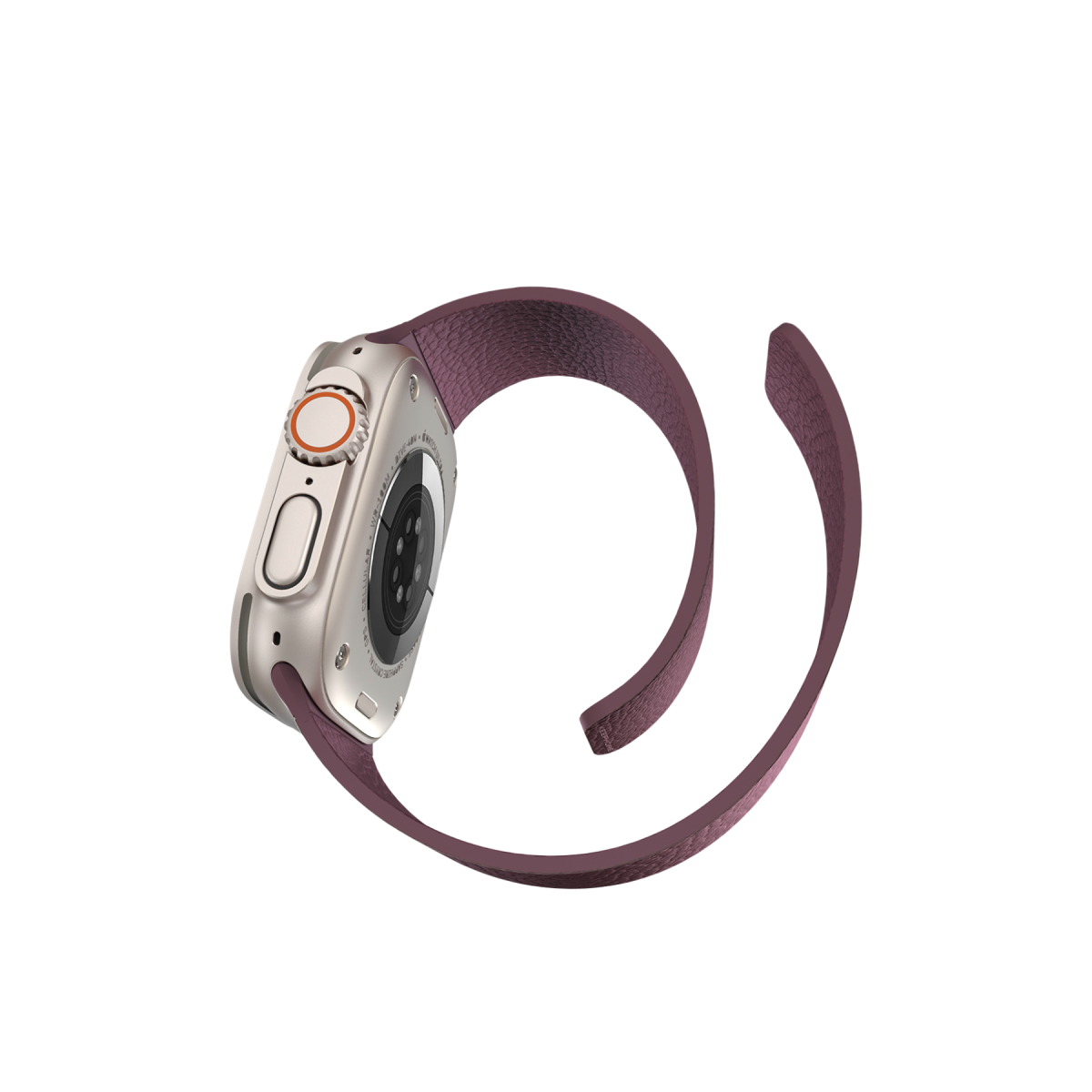 Keephone Apple Watch Ultra 49mm Lycucci Kordon - Bordo