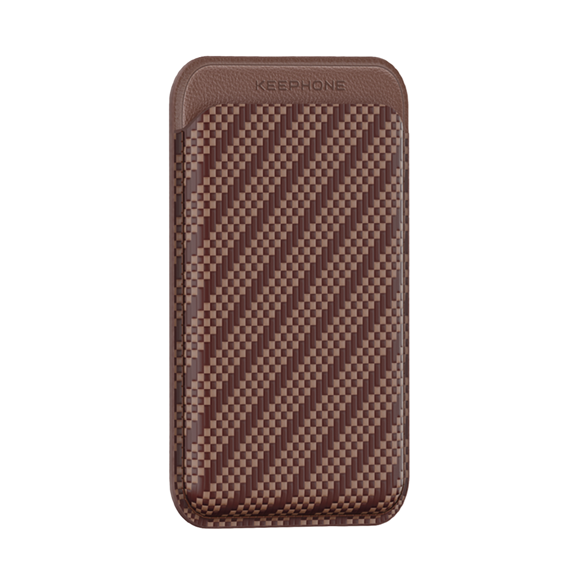 Keephone Kingdon Aramid Fiber Magsafe Uyumlu Kartlık - Bordo