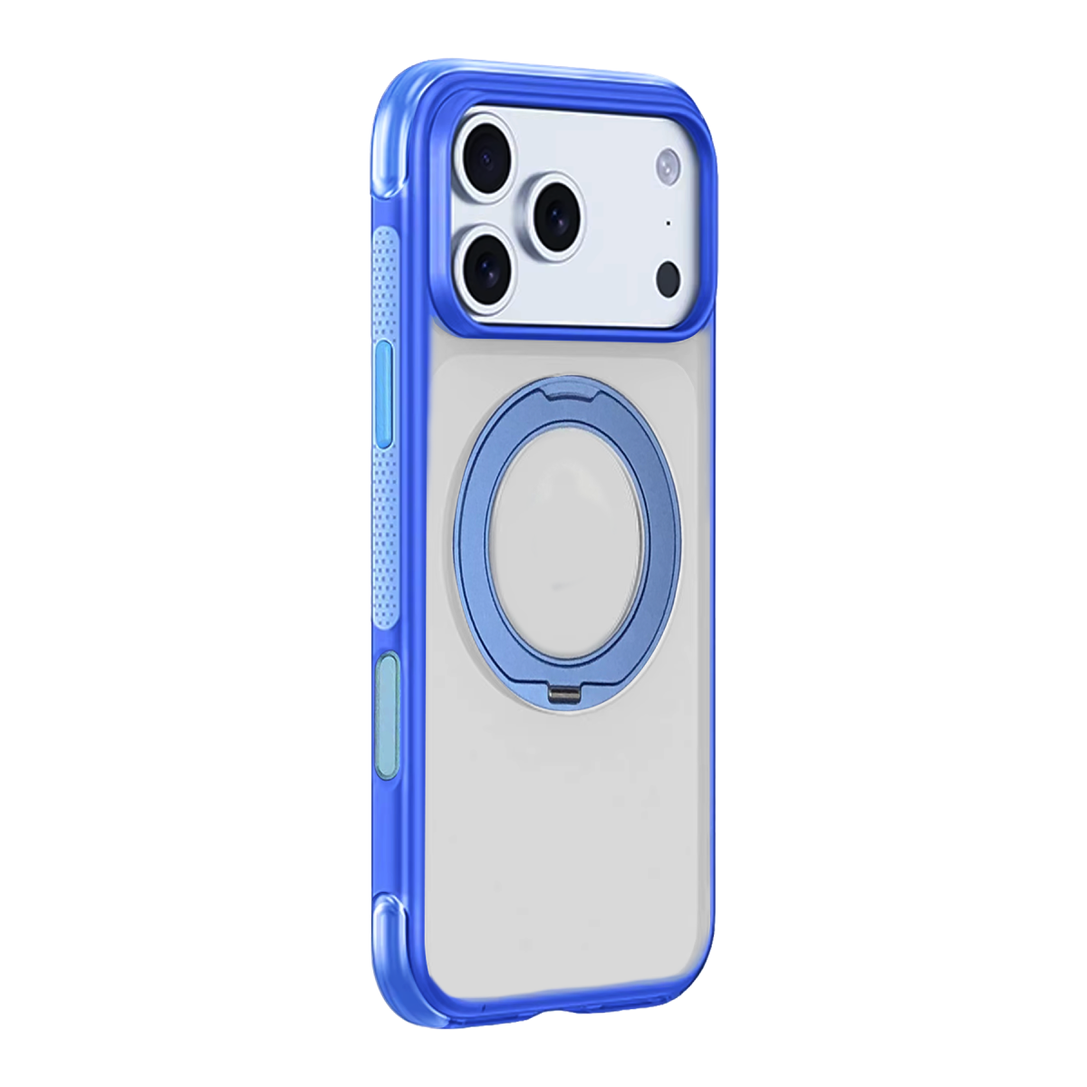 Joko Apple iPhone 18 Pro/17 Pro Airbag Ring Yüzüklü Magsafe Kapak - Mavi