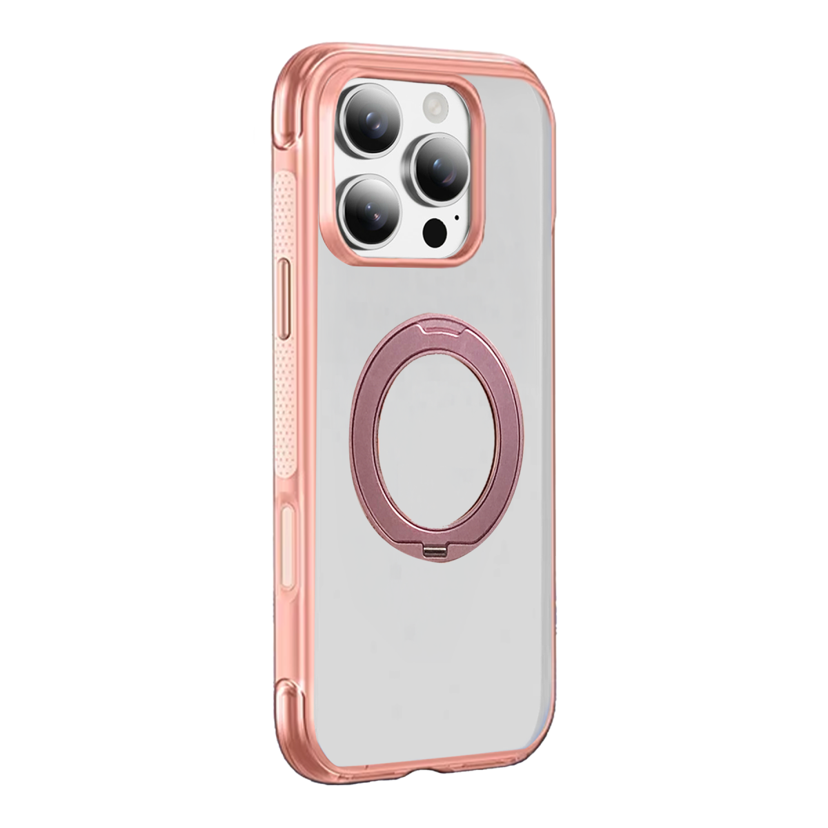 Joko Apple iPhone 16 Pro Max Airbag Ring Yüzüklü Magsafe Kapak - Pembe