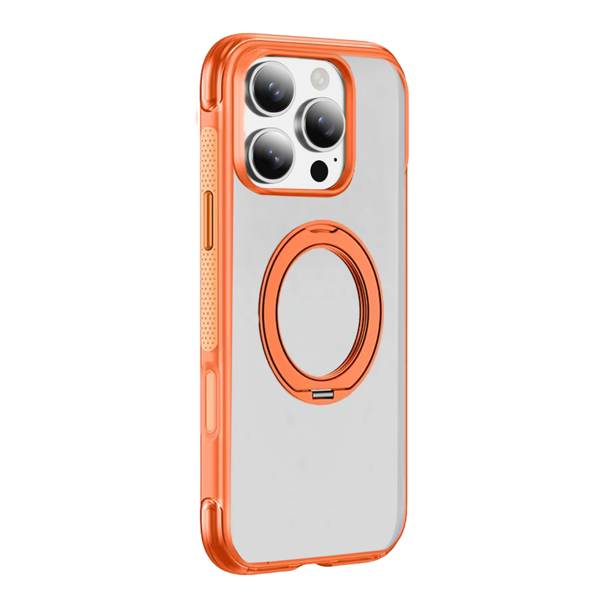 Joko Apple iPhone 16 Pro Max Airbag Ring Yüzüklü Magsafe Kapak - Turuncu