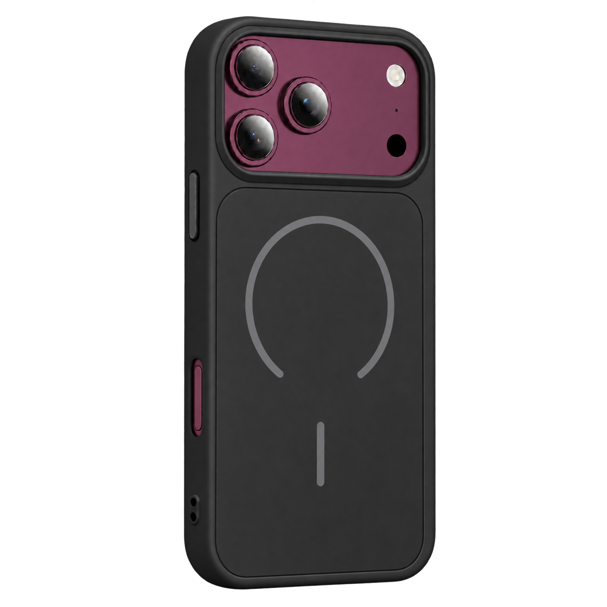 Newface Apple iPhone 18 Pro Azus Magsafe Kapak - Siyah