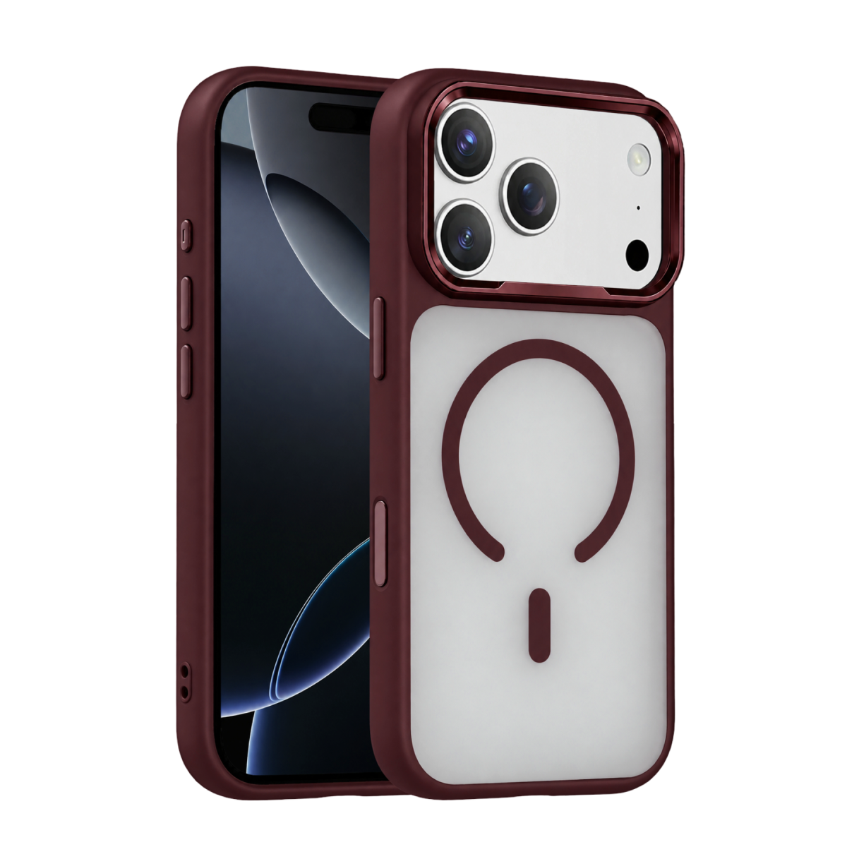 Joko Apple iPhone 18 Pro Max/17 Pro Max Prime Magsafe Kapak - Bordo