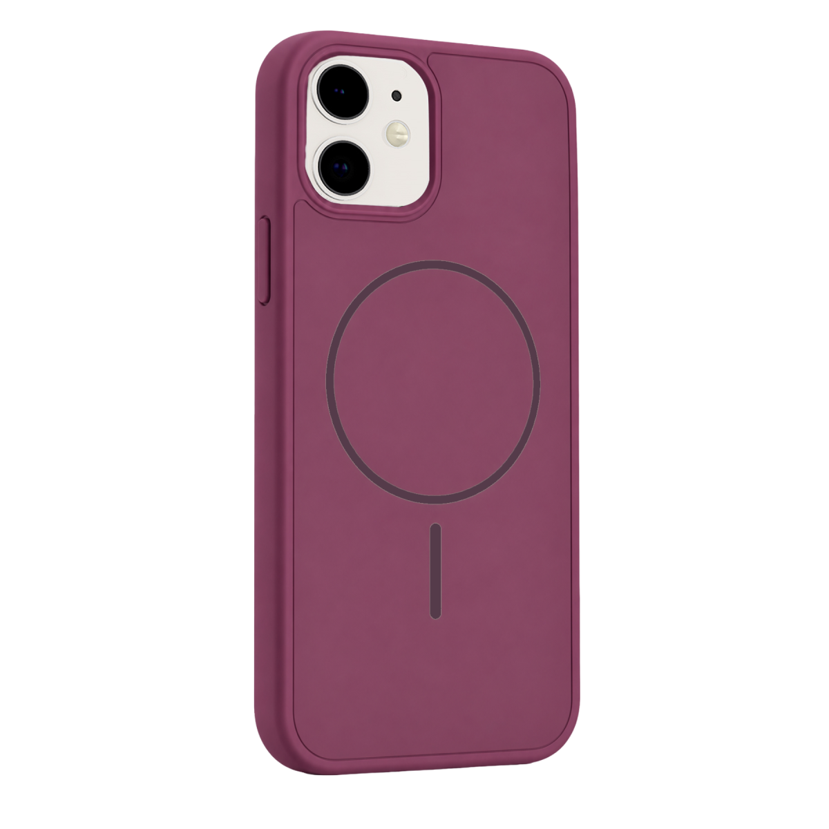 Newface Apple iPhone 12 Azus Magsafe Kapak - Bordo