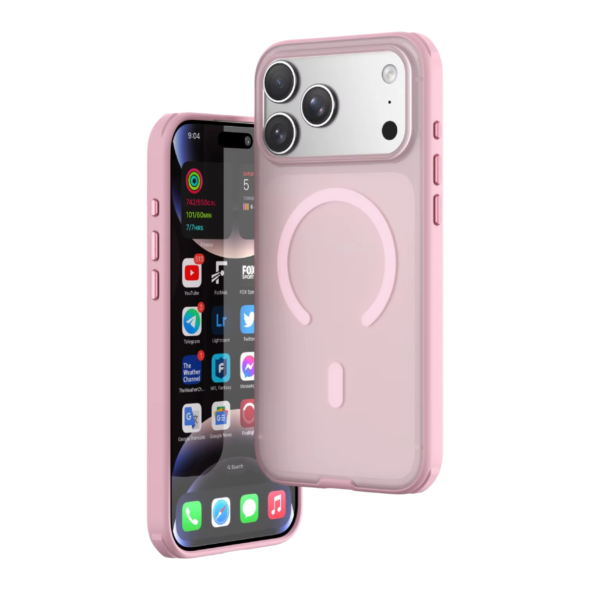 Joko Apple iPhone 18 Pro Max/17 Pro Max Mim Magsafe Kapak - Pembe