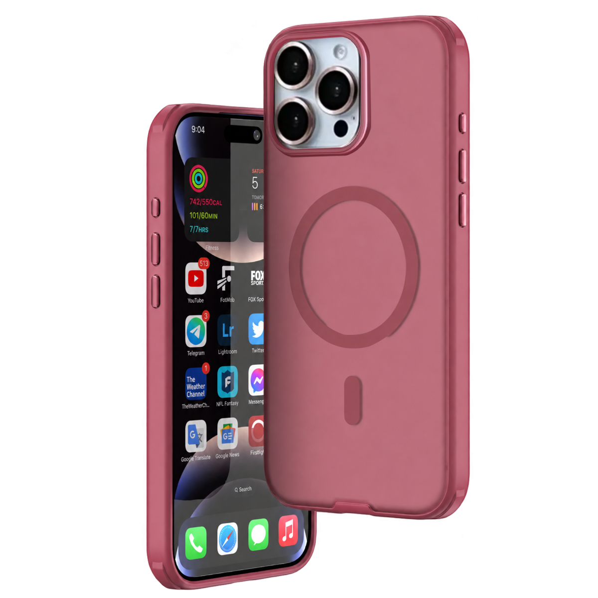 Joko Apple iPhone 16 Pro Max Mim Magsafe Kapak - Bordo