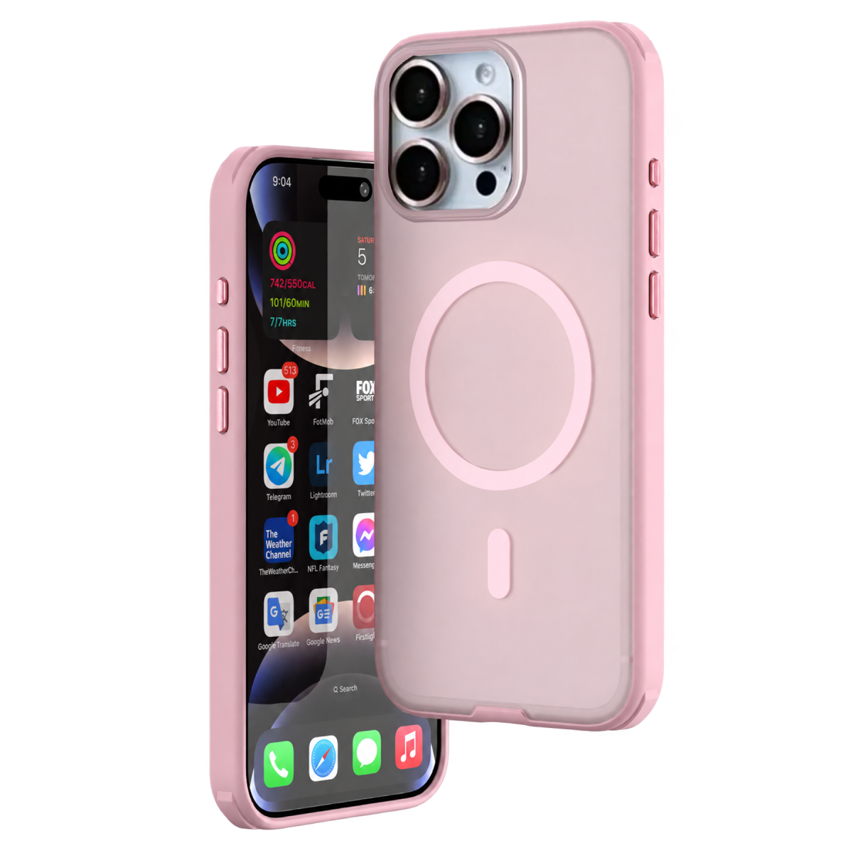 Joko Apple iPhone 16 Pro Max Mim Magsafe Kapak - Pembe