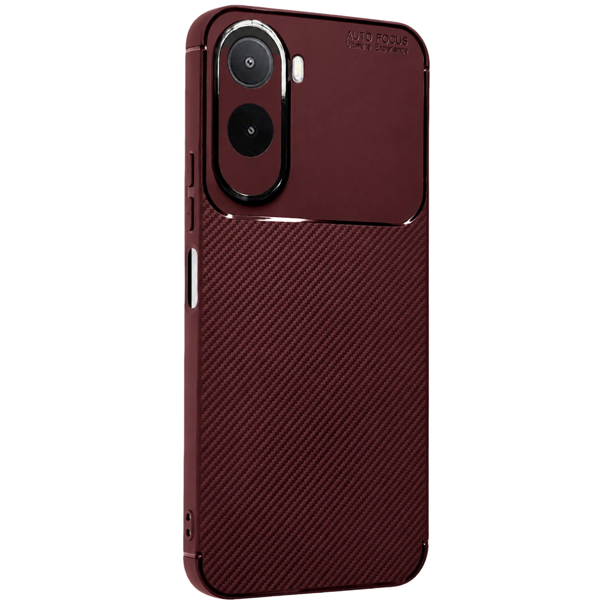Newface Xiaomi Redmi A7 Pro Auto Focus Karbon Kapak - Bordo