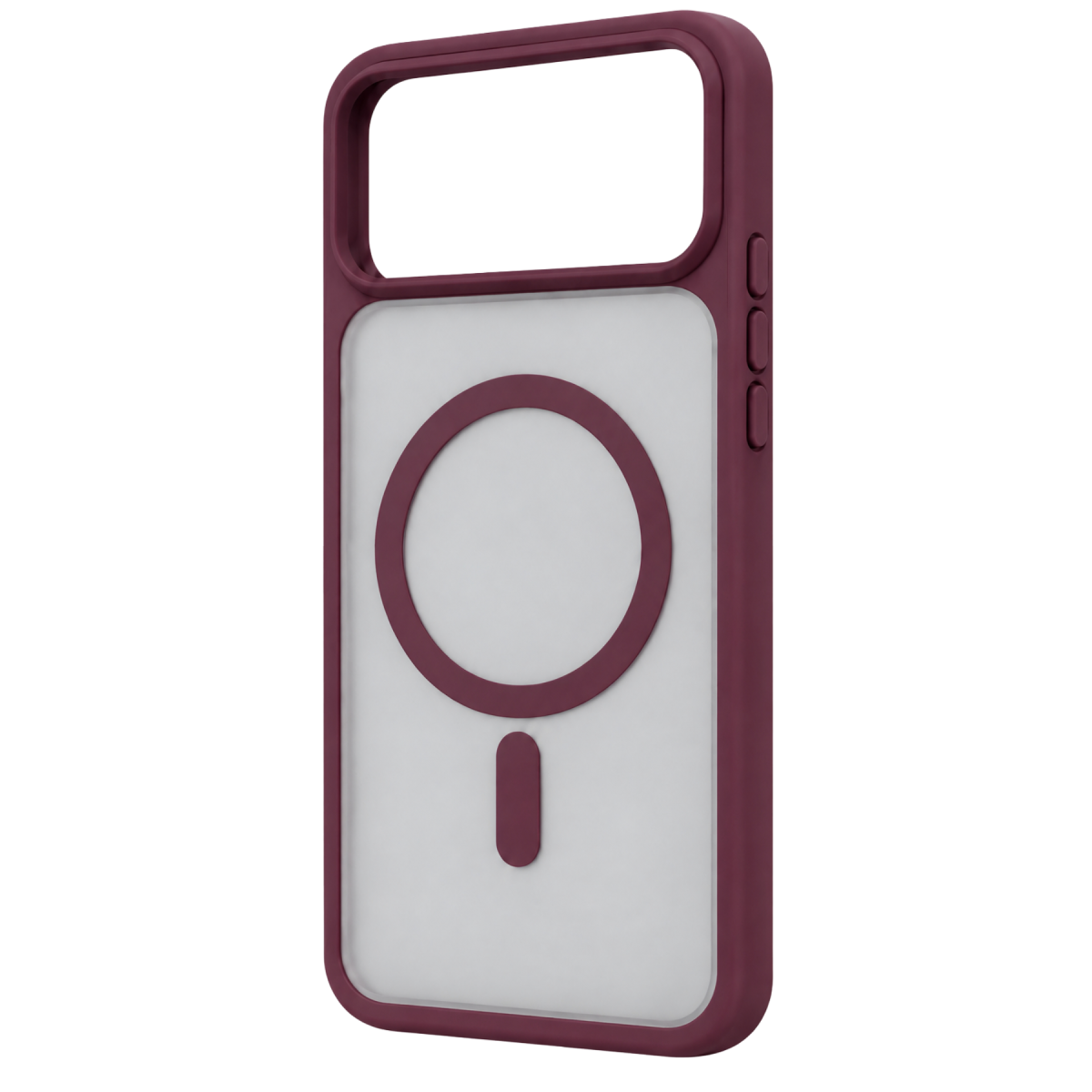 Newface Apple iPhone 18 Pro Max Loji Magsafe Kapak - Bordo