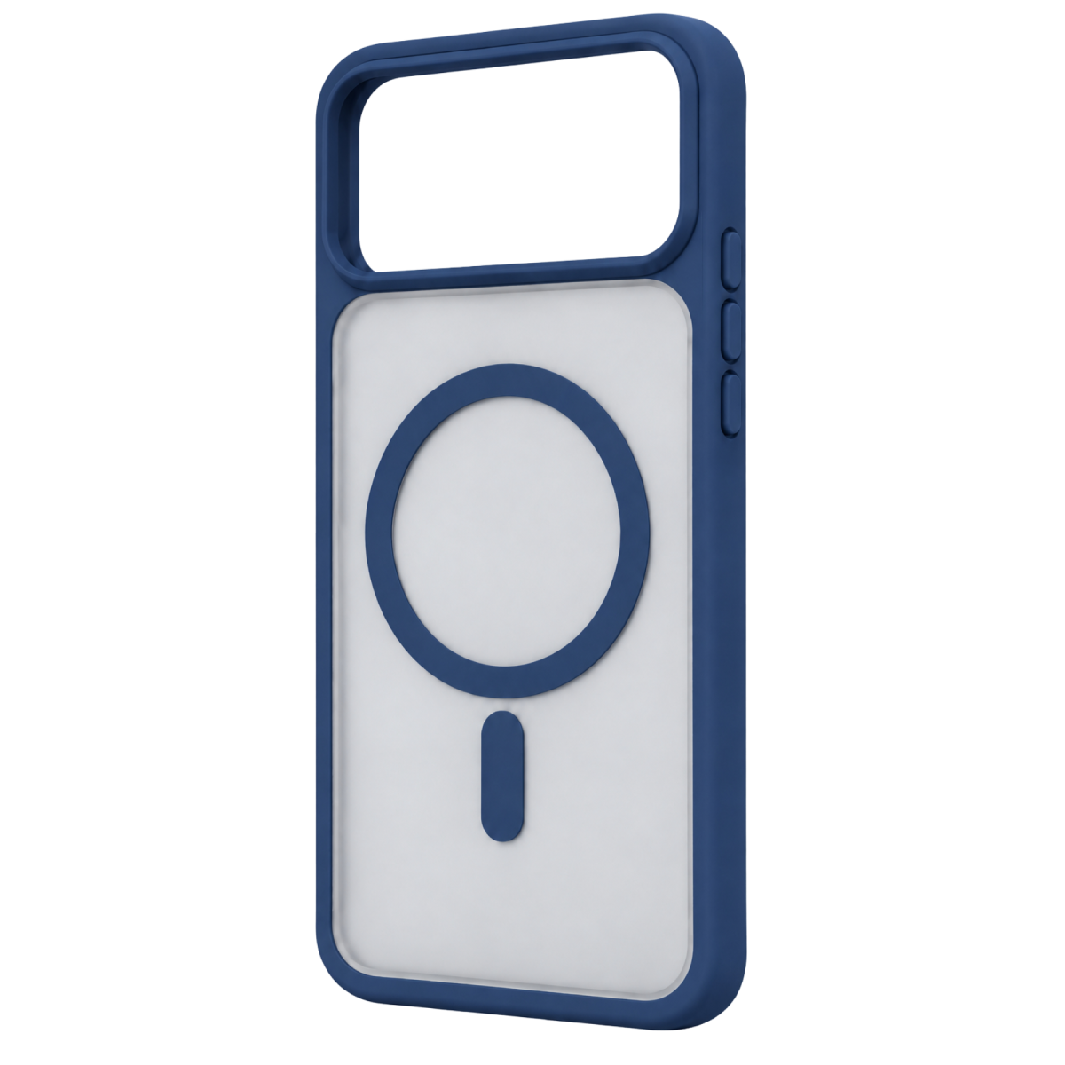 Newface Apple iPhone 18 Pro Max Loji Magsafe Kapak - Mavi
