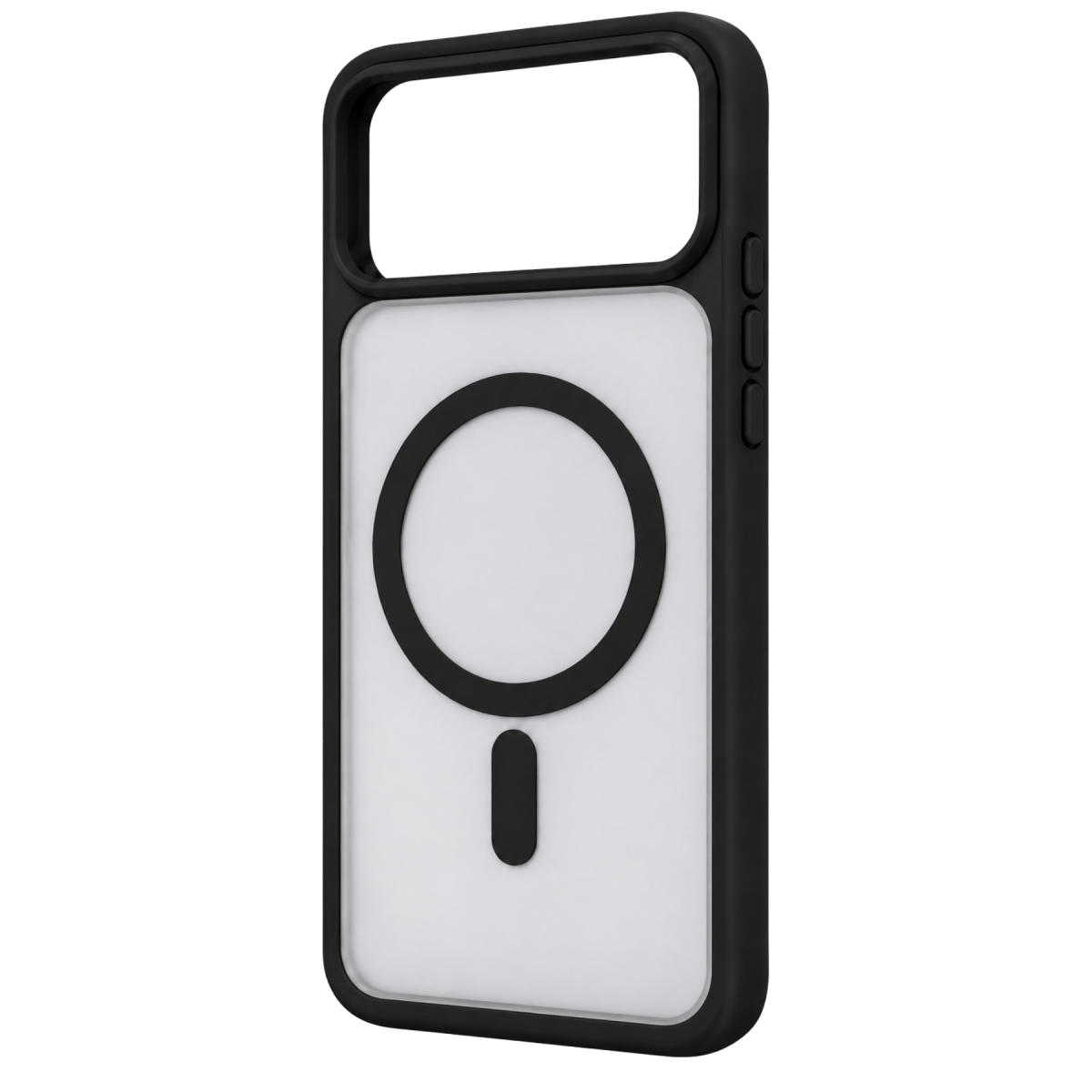 Newface Apple iPhone 18 Pro Loji Magsafe Kapak - Siyah