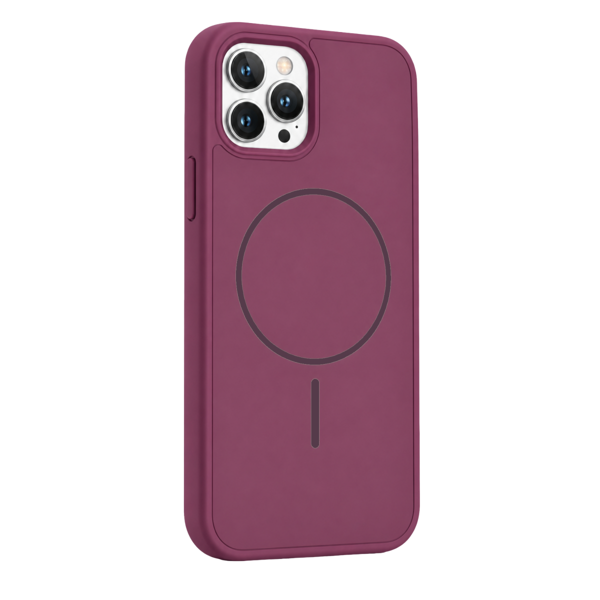Newface Apple iPhone 13 Pro Max Azus Magsafe Kapak - Bordo