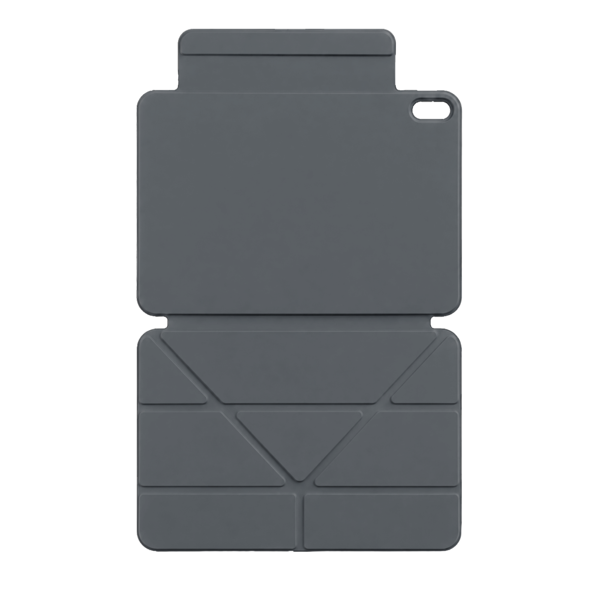 Apple iPad 2025 10.9 10.Nesil (A16) Edz Manyetik Standlı Tablet Kılıfı - Koyu Gri