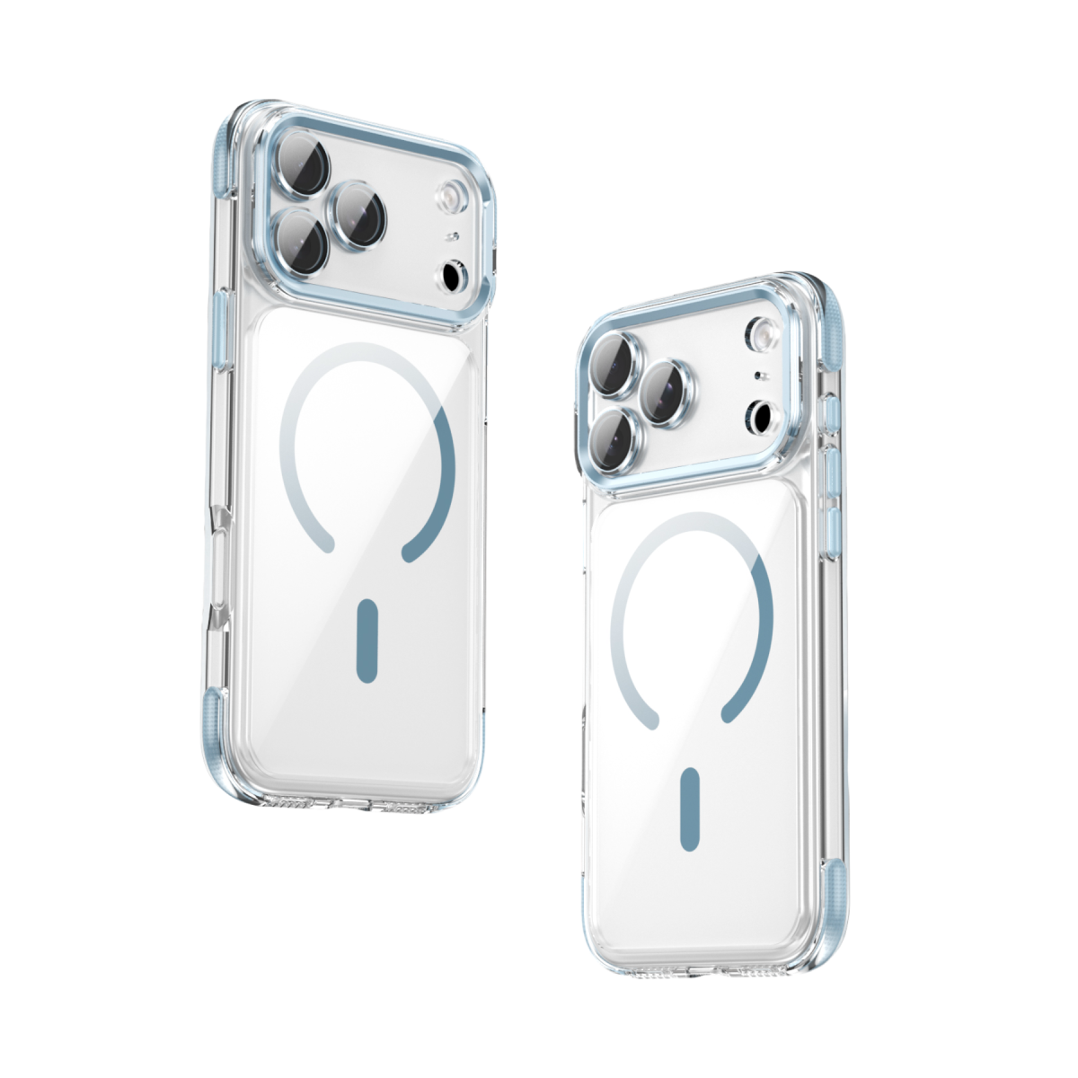 Joko Apple iPhone 18 Pro Max/17 Pro Max Maylo Şeffaf Magsafe Kapak - Açık Mavi