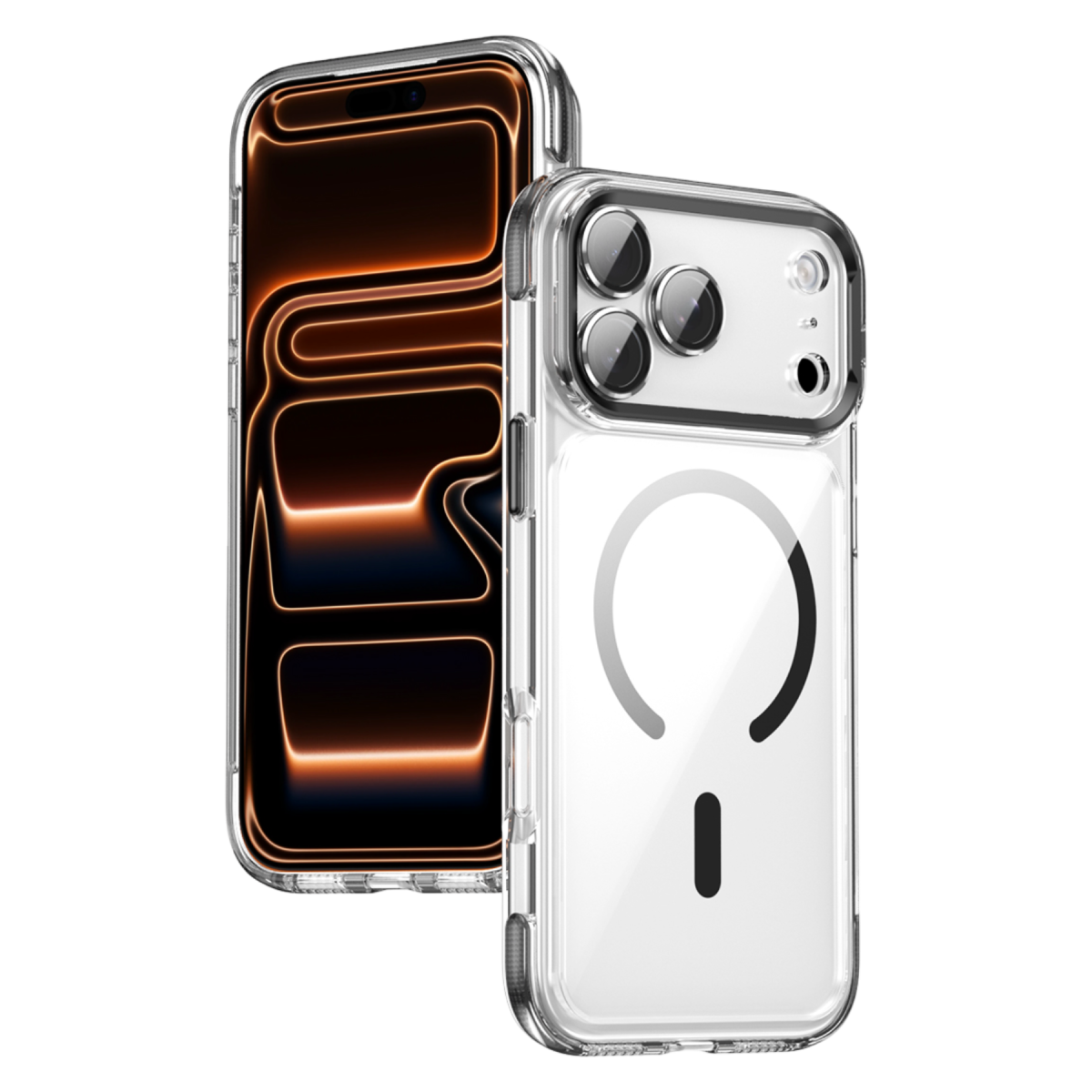 Joko Apple iPhone 18 Pro Max/17 Pro Max Maylo Şeffaf Magsafe Kapak - Siyah