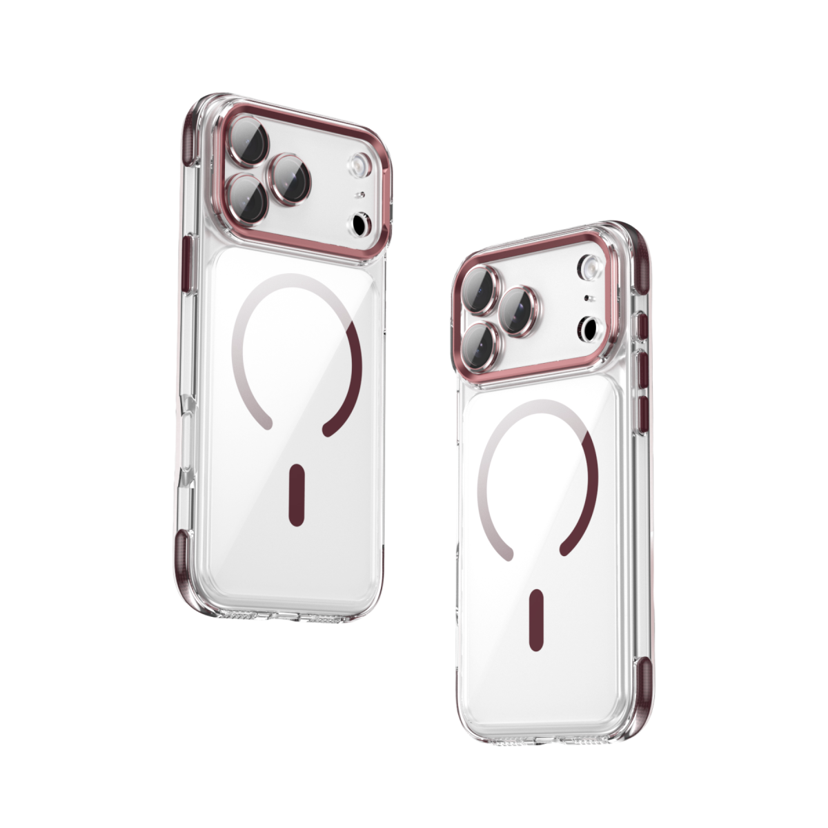 Joko Apple iPhone 18 Pro/17 Pro Maylo Şeffaf Magsafe Kapak - Bordo
