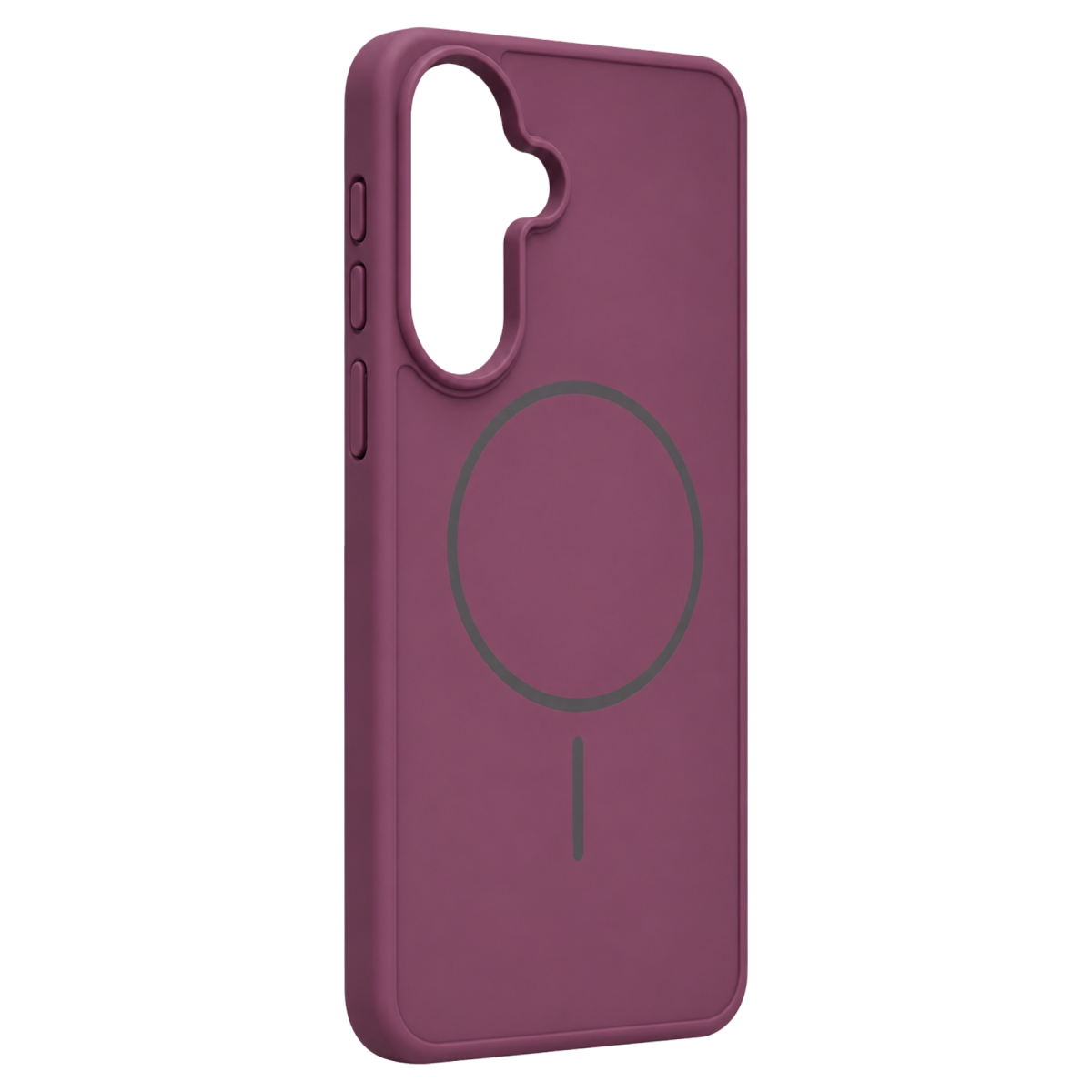 Newface Samsung Galaxy S25 Azus Magsafe Kapak - Bordo