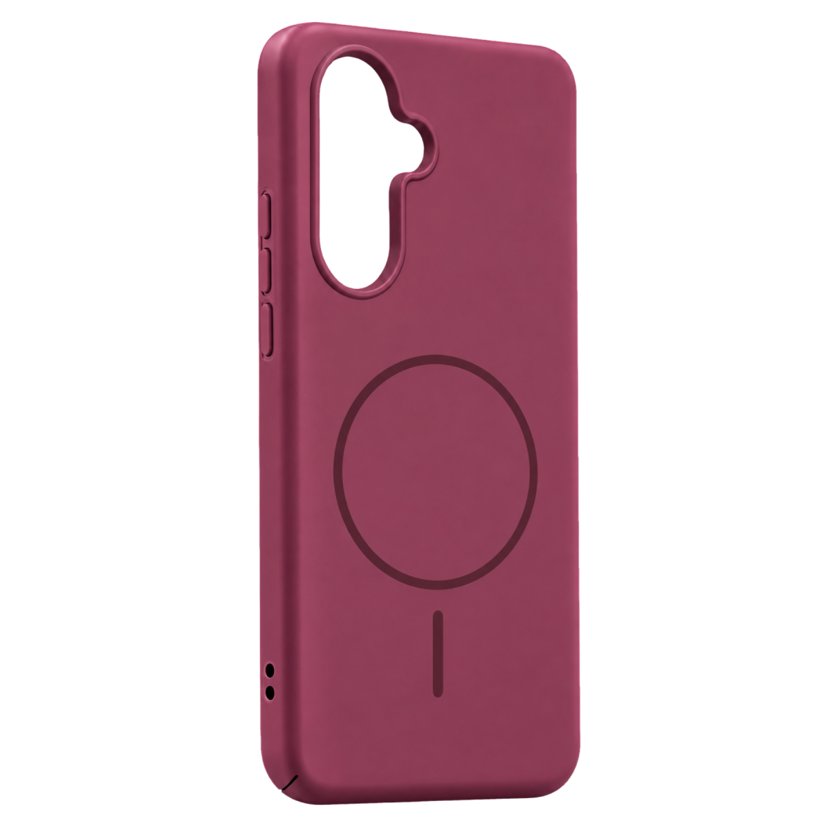 Newface Samsung Galaxy S24 FE Mika PC Magsafe Kapak - Bordo
