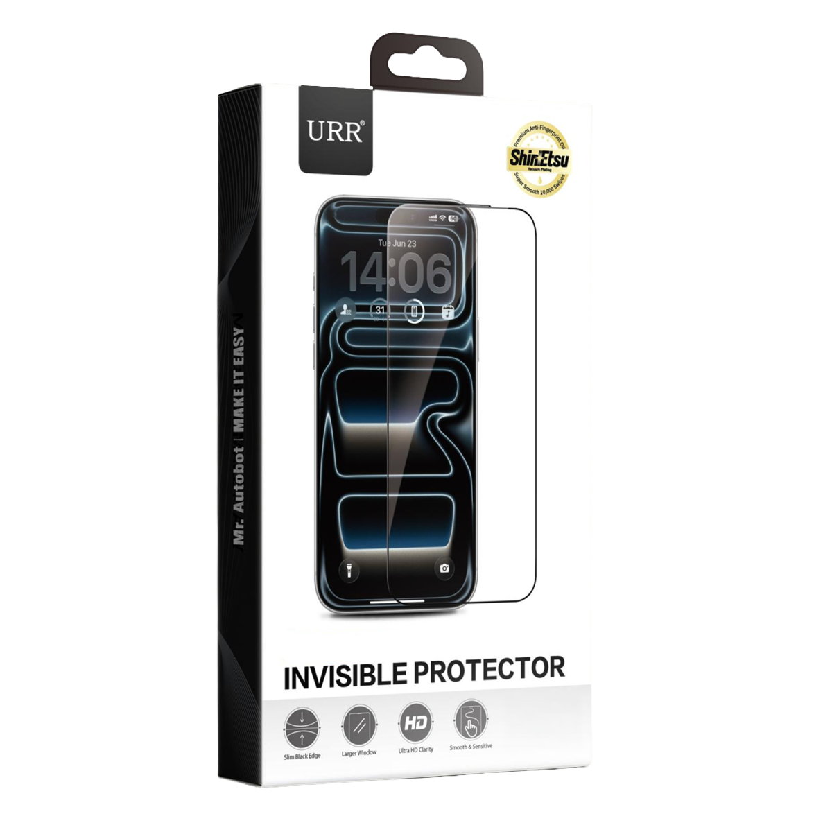 URR Apple iPhone Duo Invisible Ultra Wide View HD Cam Ekran Koruyucu
