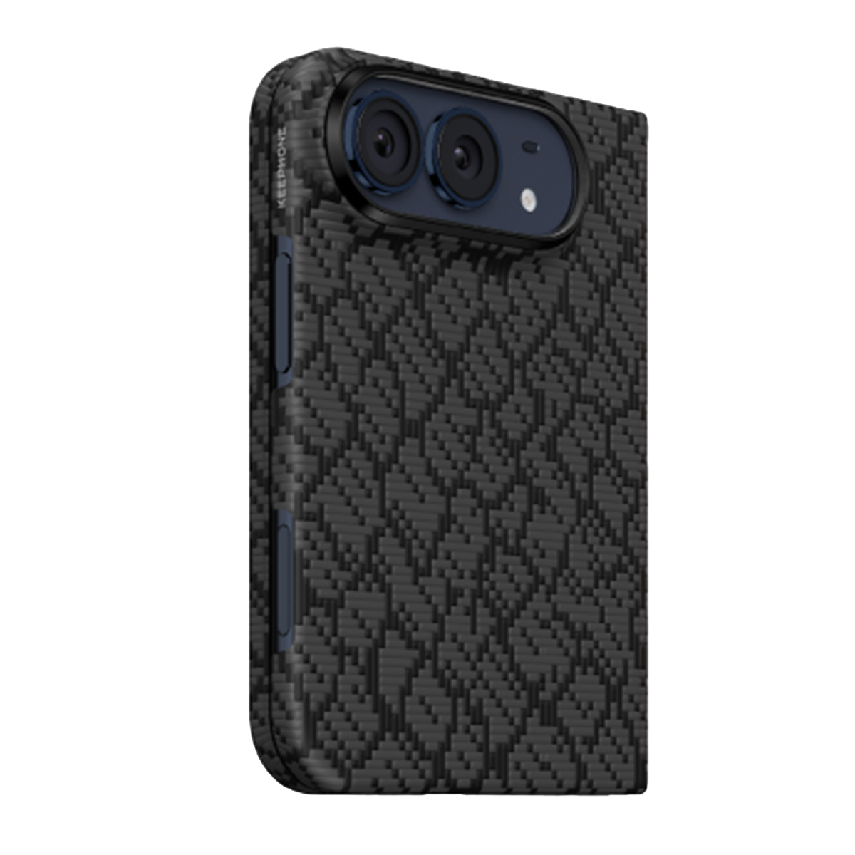 Keephone Apple iPhone Duo Drakon Aramid Magsafe Kapak - Siyah