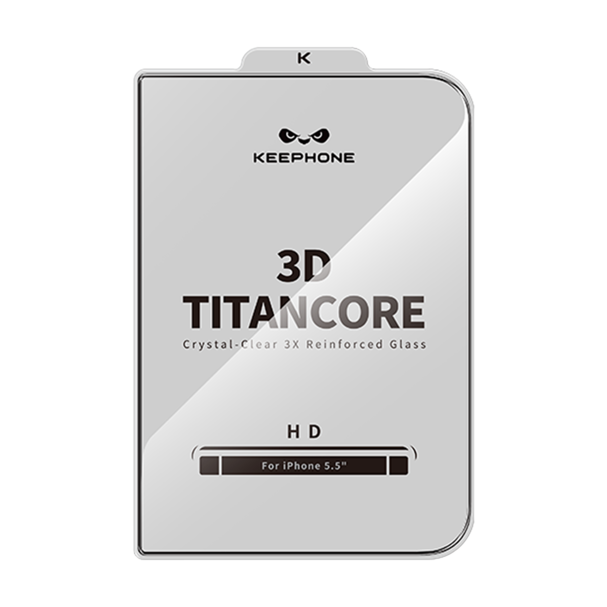 Keephone Apple iPhone Duo 3D Titancore HD Cam Ekran Koruyucu