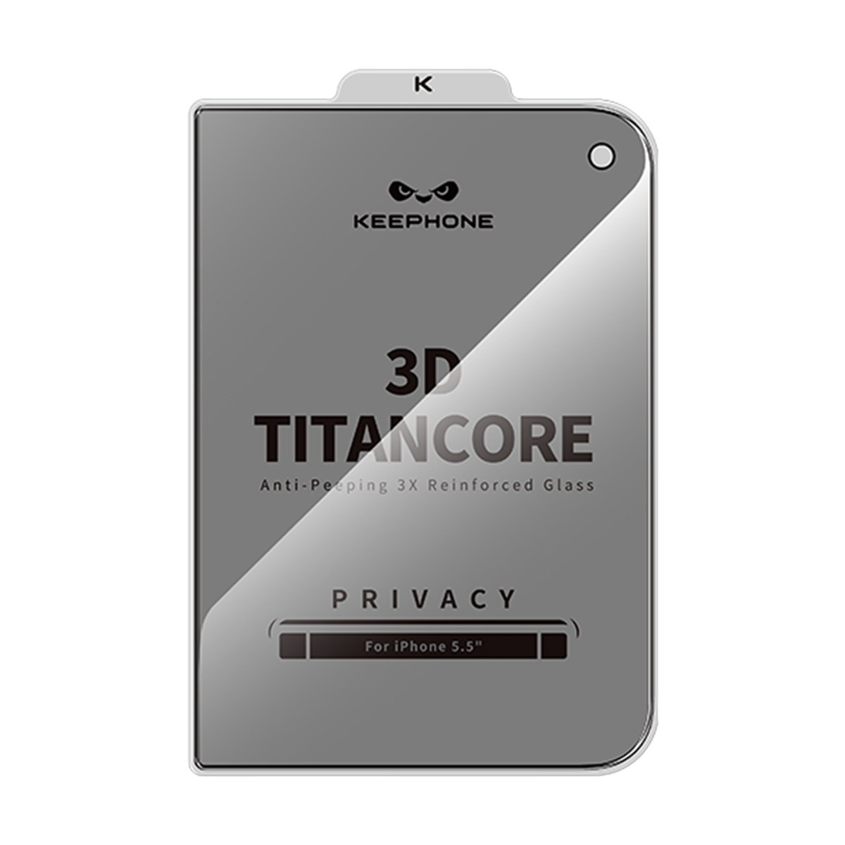Keephone Apple iPhone Duo 3D Titancore Hayalet Cam Ekran Koruyucu