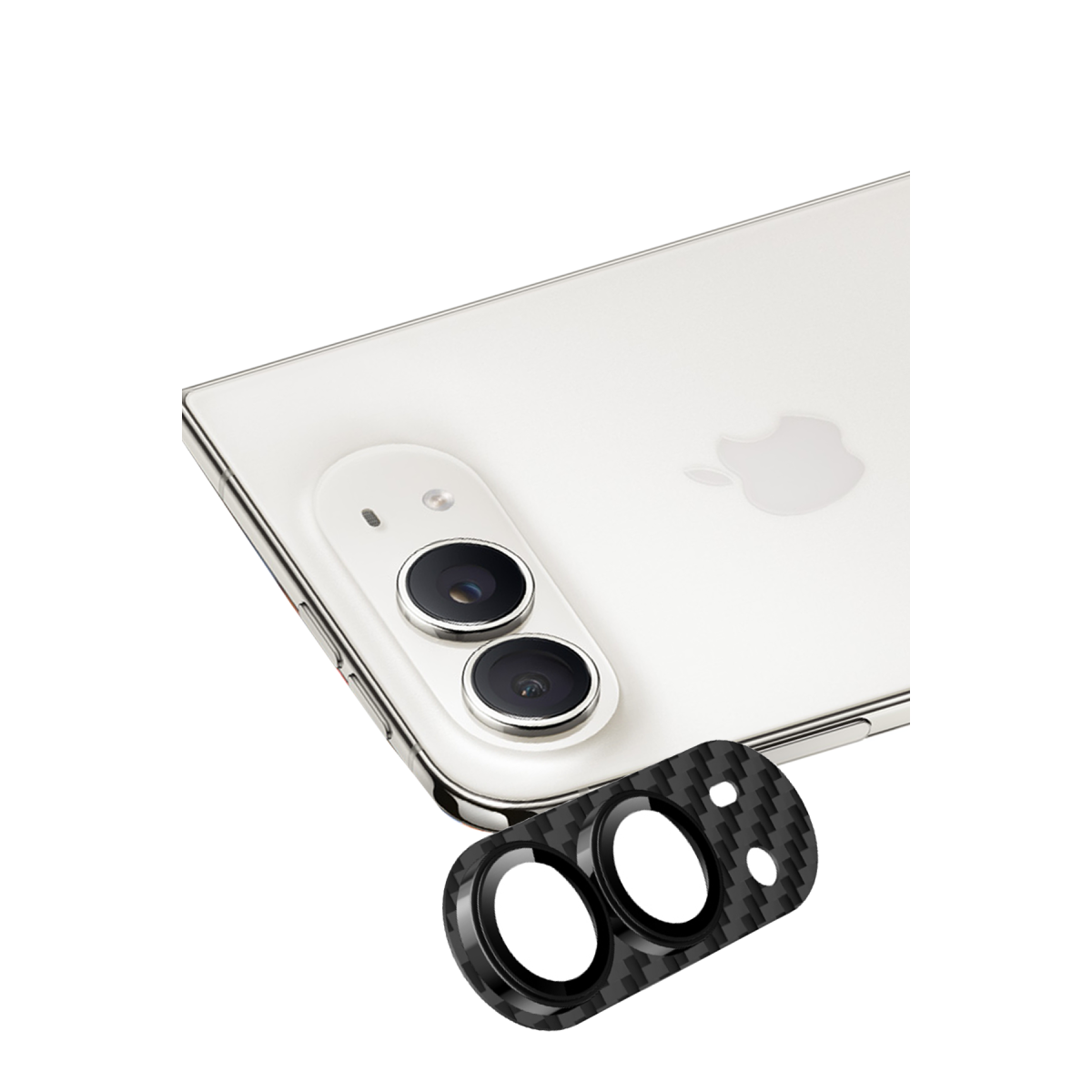 Keephone Apple iPhone Duo Kevlar Kamera Lens - Black Robin